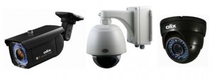 CCTV Cameras Pan Tilt Zoom, Dome & Bullet Examples