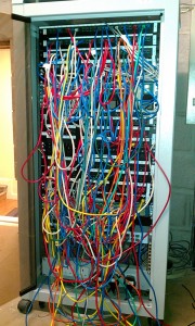 Cat5e Data Cabinet Tangle