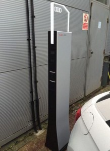 e-tron audi charging point