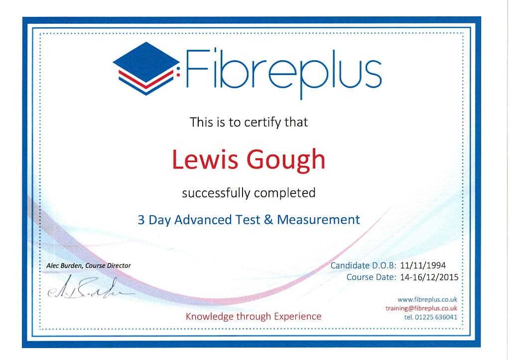 Fiber testing advanced test and measurement