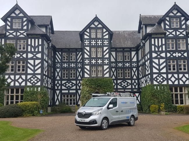 Ultra fast WIFI installation at Gregynog Hall