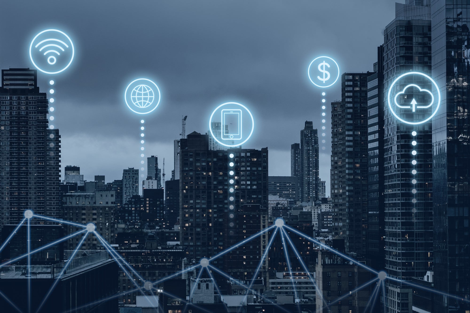 What Makes Wi-Fi 7 the Most Powerful Wireless Standard Yet? 1 smart city connected with wi-fi 7 technology